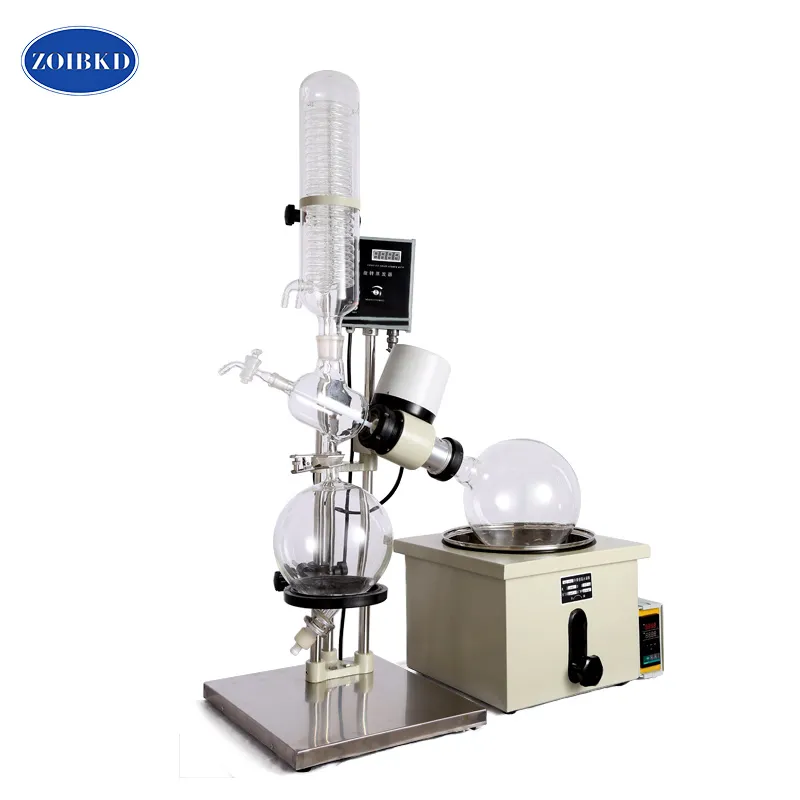 ZOIBKD U.S. Overseas Warehouses Including Tax Supply RE-501 High-Performance Laboratory Rotary Evaporator Equipment with Manual Lift Digital Heating Bath