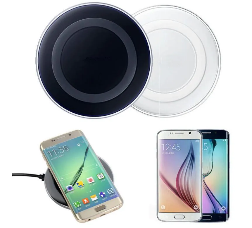 High Quality Universal Qi Wireless Charger For Samsung Note8 Galaxy s7 Edge s8 plus note8 iphone 8 X mobile pad with package usb cable
