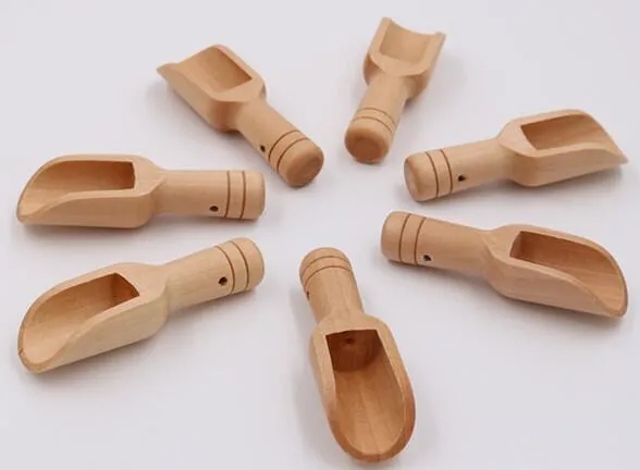 wholesale and retail Salt tea spoon tableware wooden crafts wood spoon Wooden spoon 74mm*24mm