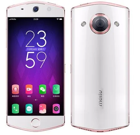 Cellulare originale Meitu M6S 4G LTE 4GB RAM 64GB ROM MT6755 Octa Core Android 5.0 pollici 21.0MP ID impronta digitale 2900mAh Smart Phone