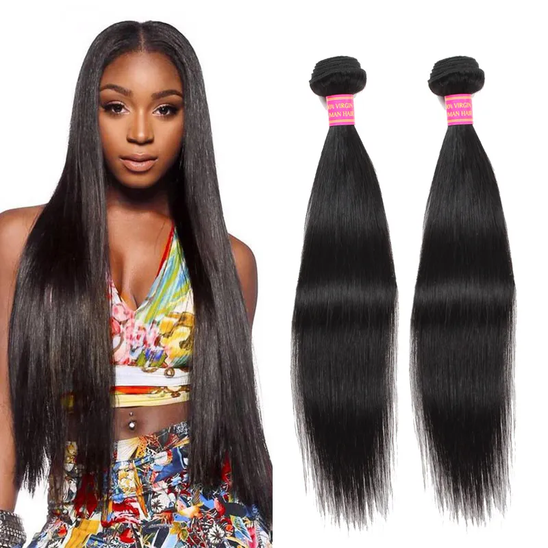 Meetu Hair 2 Bundles 828 inch Brazilian Human Hair 8A Loose Wave Yaki Straight Deep Curly Body Wave Straight Water Wave Whole556503881541