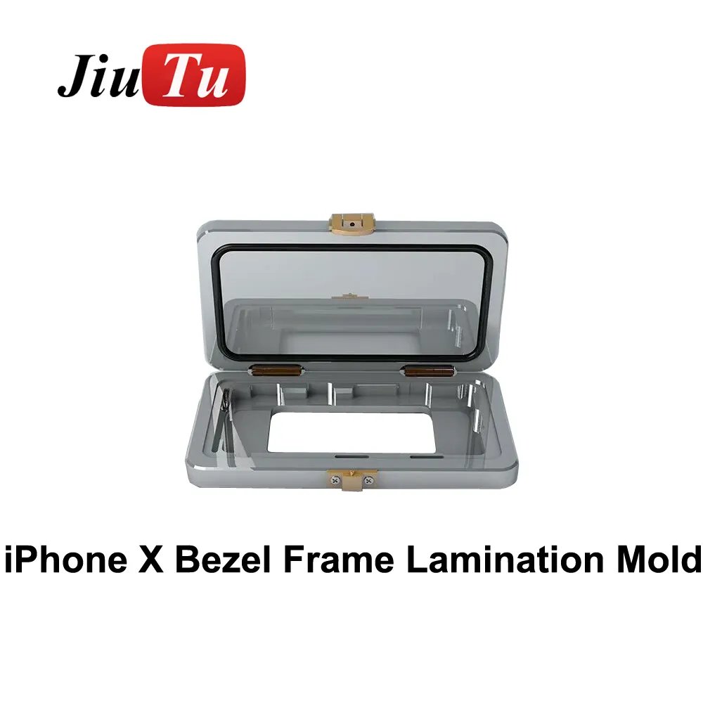 Jiutu Aluminiumform für iPhone X Lünette Rahmen Klebeform OLED-Bildschirm Präzise Position Laminierungsform