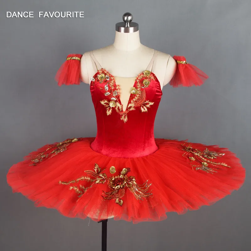 open lace back dress TOTTY TUTU RED  DANSE DE PARIS