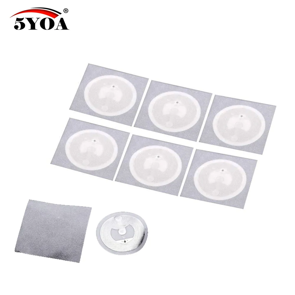 5YOA 100pcs NFC NTAG215 Tags Chip Stickers Tag For TagMo Dia.25mm Lable Forum Type2 Sticker