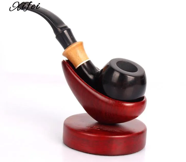 New products of ebony portable circulatory pipes, filter cartridge pipes, smoking accessories