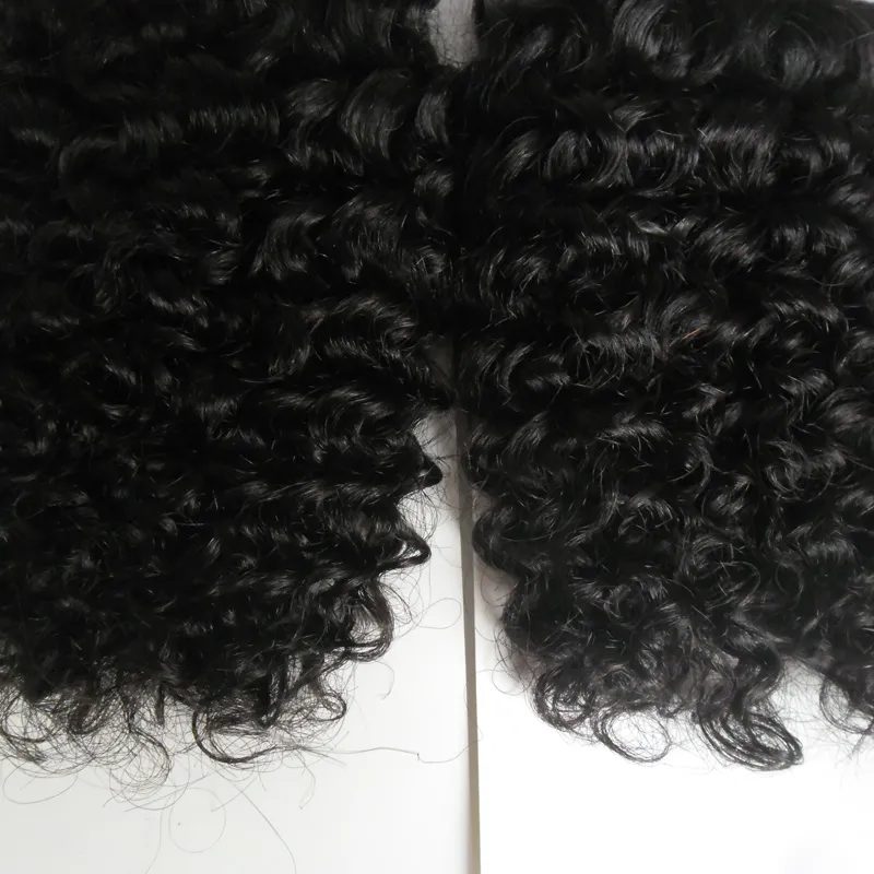 Eu T Extensões de Cabelo ip 200g kinky curly cabelo extensões de fusão 200 s pré ligado extensões de cabelo encaracolado