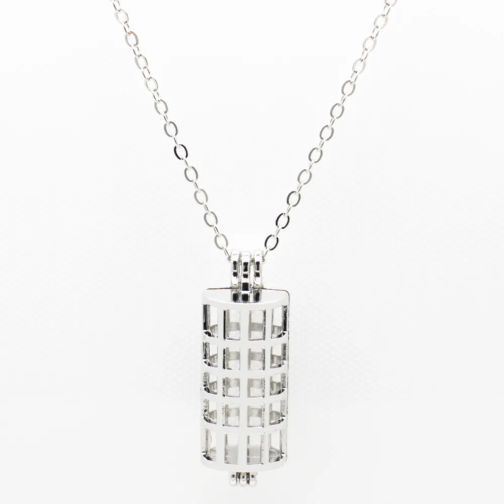 Latest creative design hollow pearl cage pendant necklace, add pearls more beautiful pearls to be purchased separately