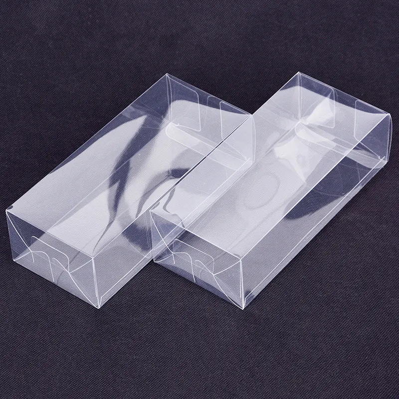 Rústico reservorio medianoche Caja transparente grande de plástico transparente Transparente Caja de  empaque de plástico PVC Muestra / regalo / Manualidades