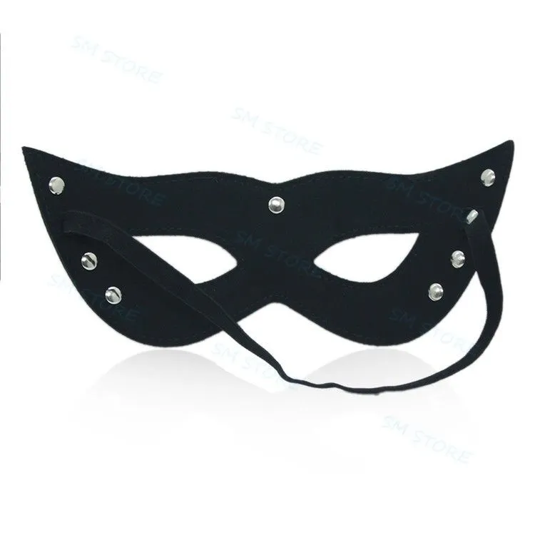 Bondage Holloween Party Open Eye Frauen Maskerade Fancy Sexy Cat Eye Kostüm # R78