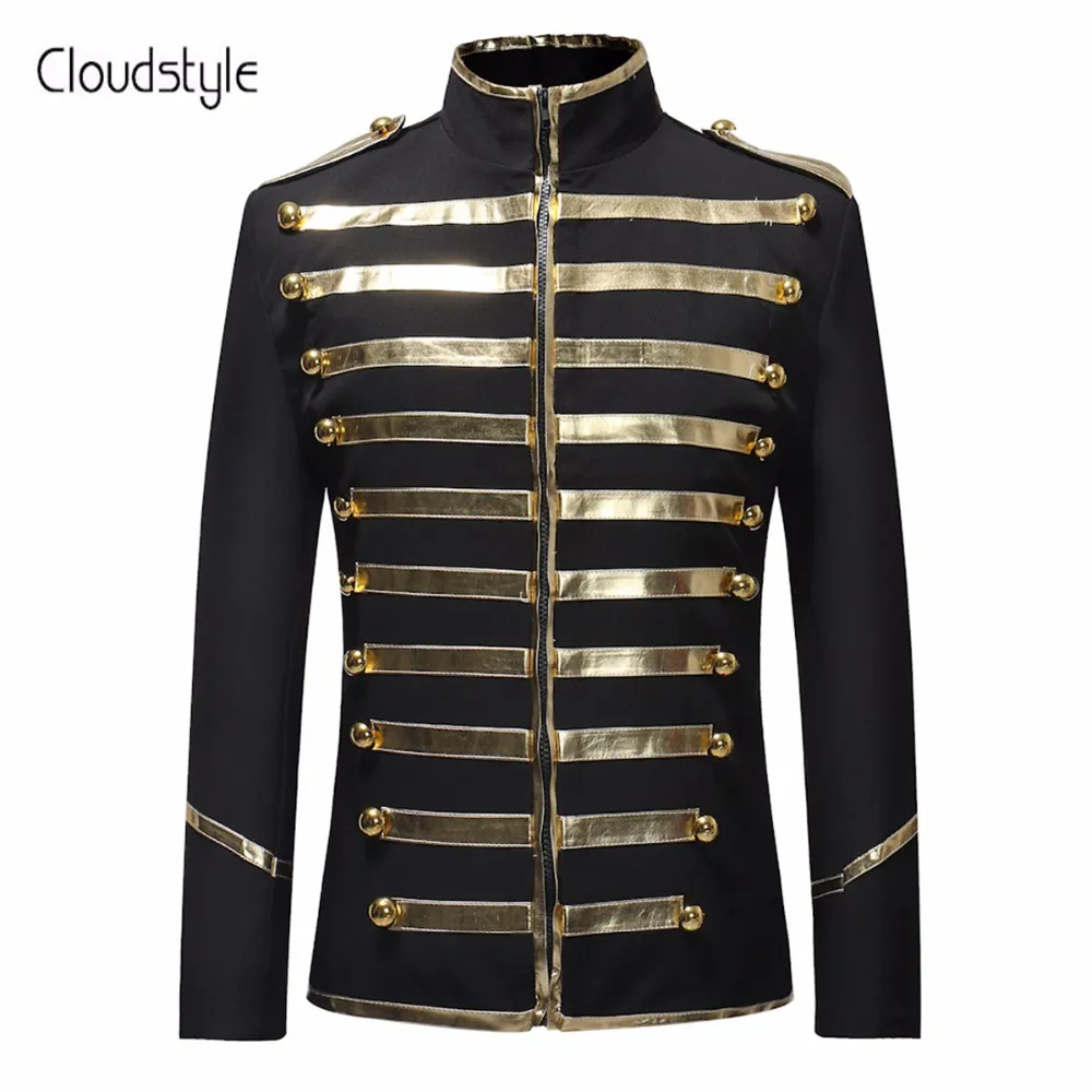 Cloudstyle 2018 Autumn Spring Sequin Stage Suit Jacket Men Party Dress Suit Fashion Digital Printing Casual Drama costume Blazer