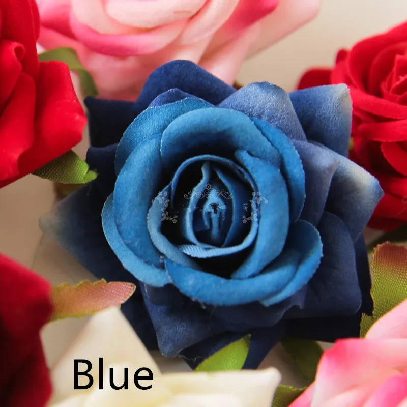 DIA 6CM artificial flowers rose flowers wedding flowers for DIY wedding party gift, decorative flower for a hat or headpiece