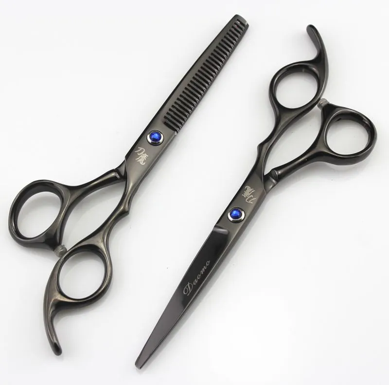 knife magic 6.0 inch /5.5 Inch Professional Cutting /Thinning Scissors Hair Scissors for Barbers Right Shears 