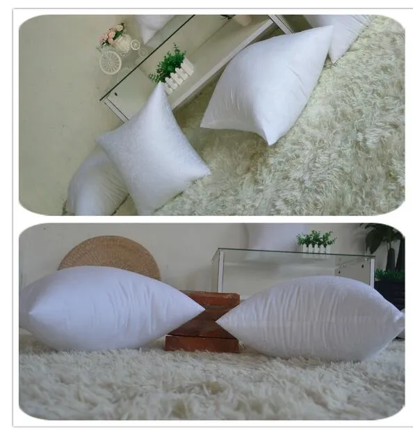 Bedding PP Cotton Cushion Core Pillow interior Home Decor White 40x40 CM For Car Sofa Chair Wholesale