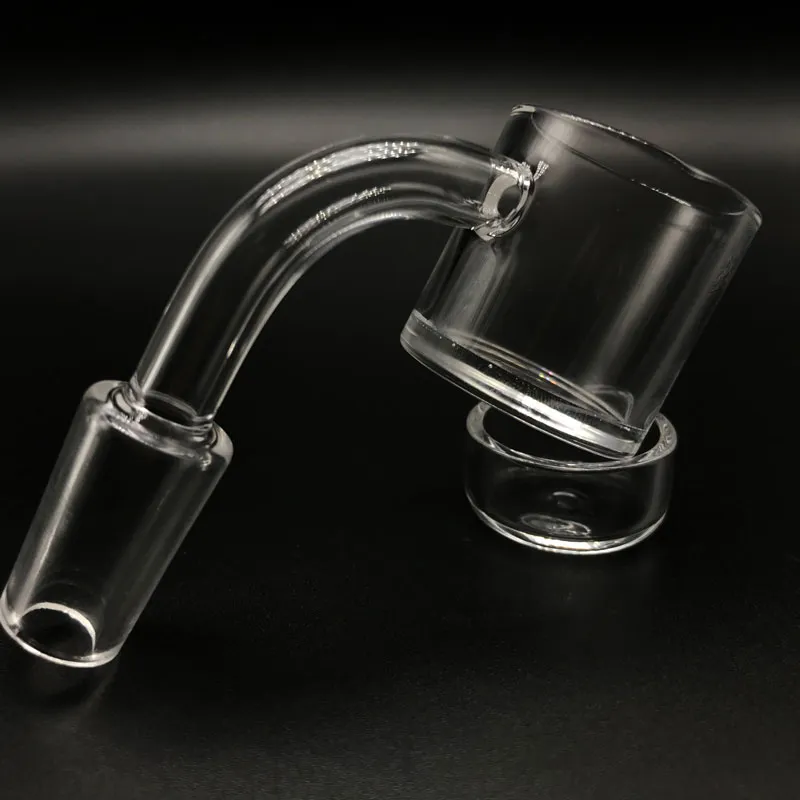 Nieuwe 4 mm dikke bodem platte bovenste kwart banger met verwijderbare kwartsinzet 30mmod xxl 10 mm 14 mm 18 mm kwarts knallers nagels voor dab rigs