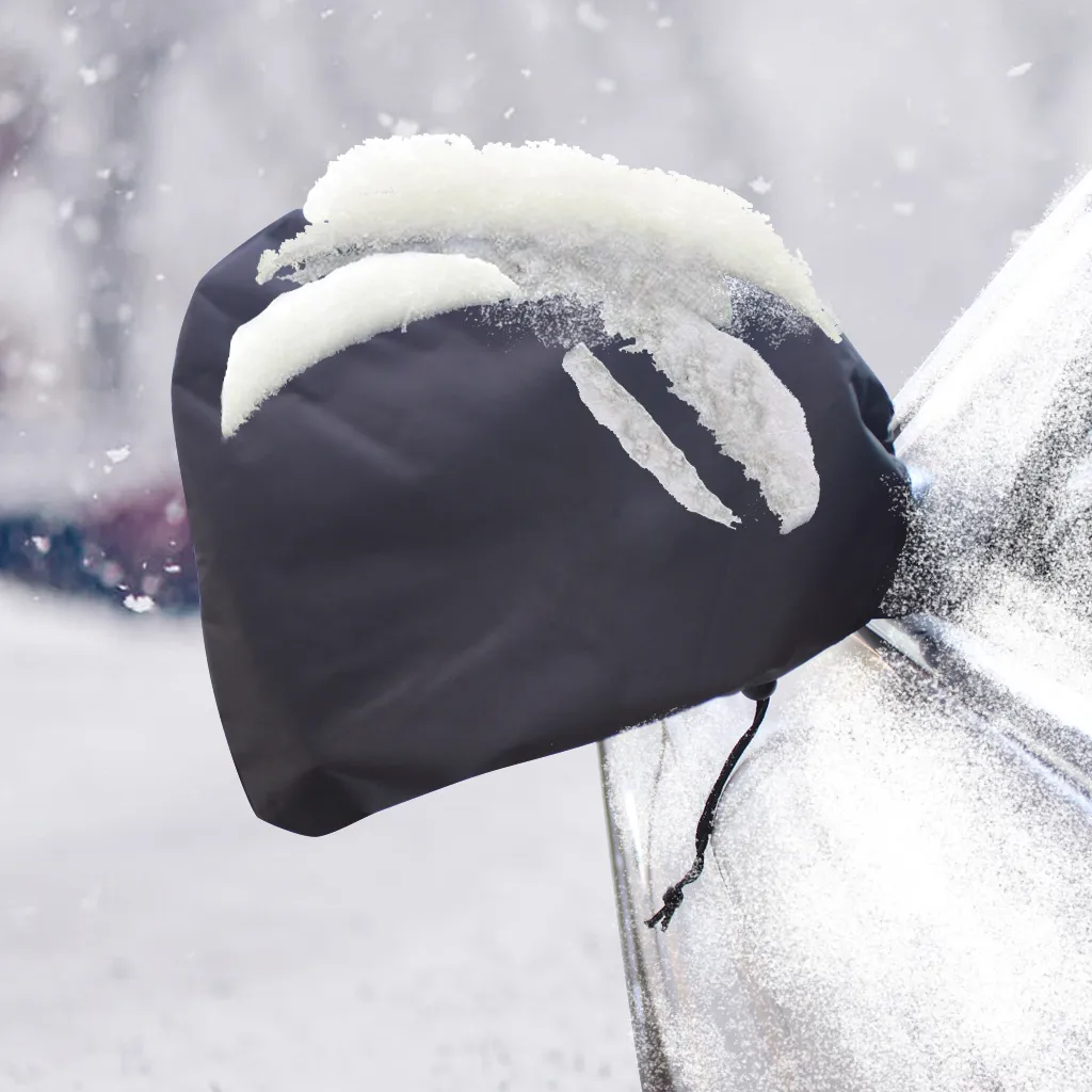 Paar Rückspiegelabdeckung Auto Auto Seitenspiegel Schnee Regen Abdeckungen  Universal Schnee Eis Und Frostschutz Schwarz Shade Bag Oxford Von 3,52 €