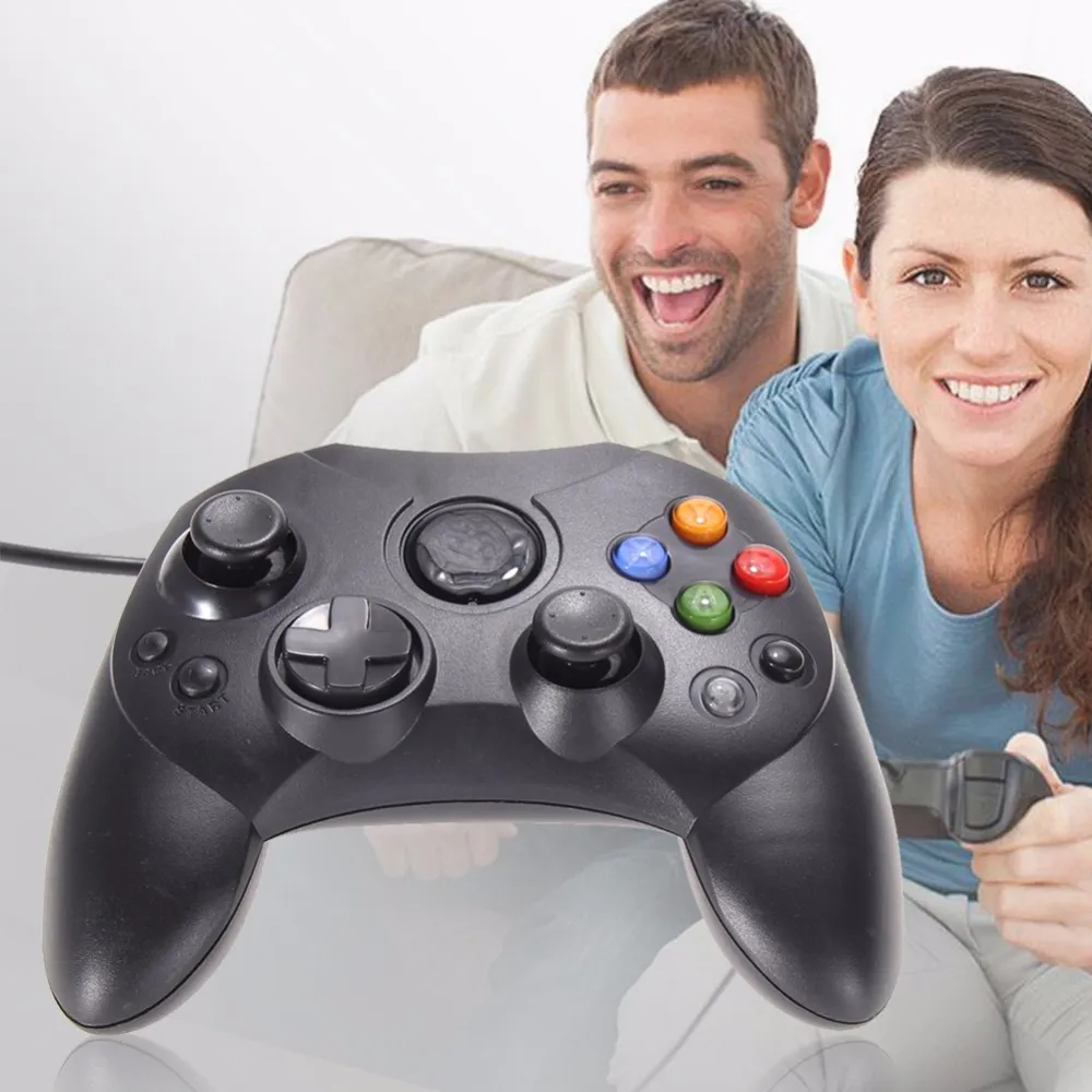 lot Fashion Black Wired Gaming Controller Game Pad Joystick для Microsoft Xbox S System Type 2 Gamepad с 147 млн. Кабель4905257