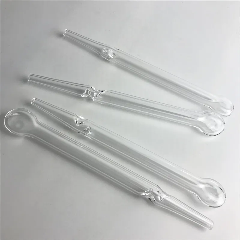 6 pulgadas Flat Top Quartz Rig Sticks Mini Nector Collector Stick Filter Tips Fumar Cuarzo Tubo de paja Titular de cigarrillo