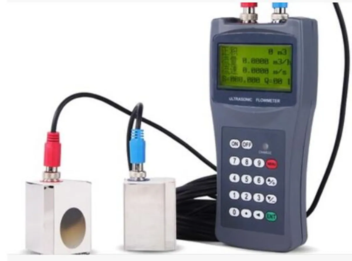 Misuratore di portata / misuratore di portata ad ultrasuoni palmare digitale TDS-100H S1 DN15-100 LED NUOVO trasporto veloce