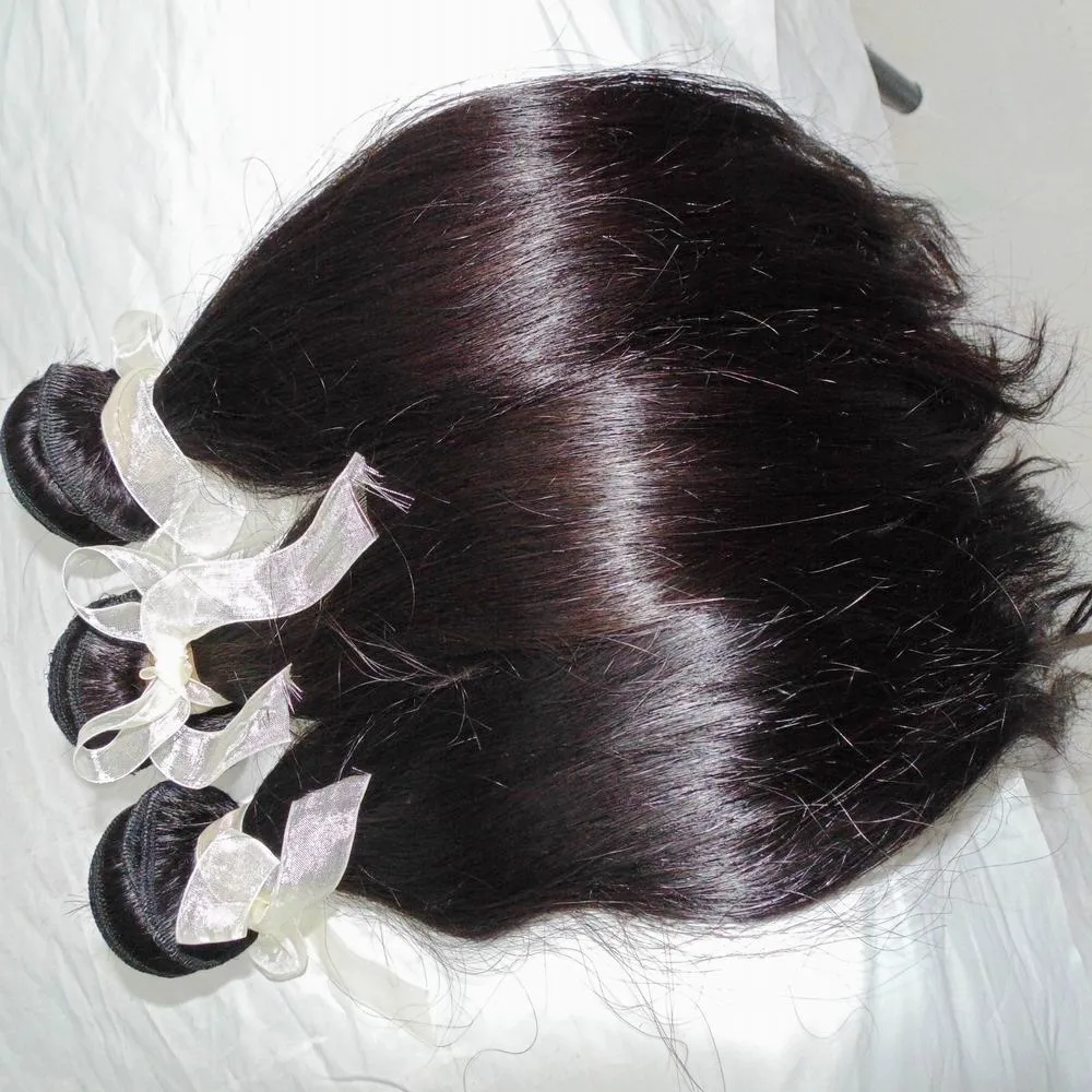 3 paquets de longueurs mélangées SEULEMENT 8A cheveux vierges Philippins naturels soyeux tissage droit faisceaux affaires à long terme pour toujours24879569502391