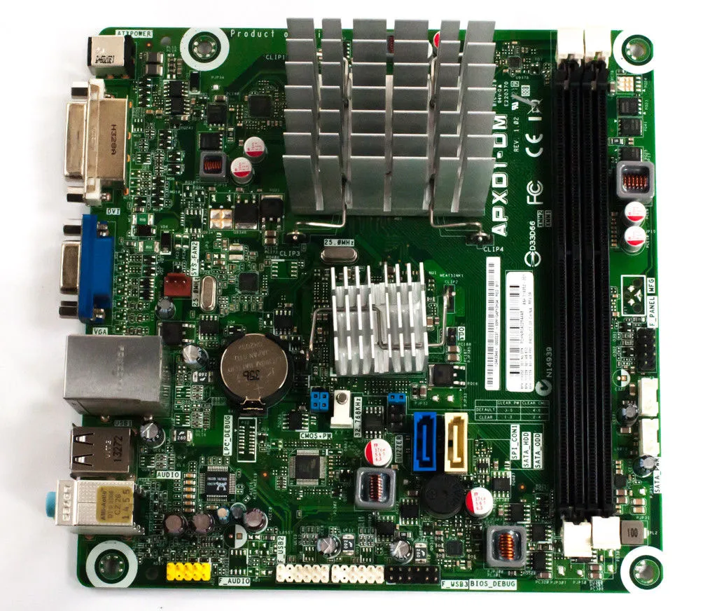 apxdd1-dmメインボードAPU E350 Mini ITX 661109-001、DDR3作品完璧