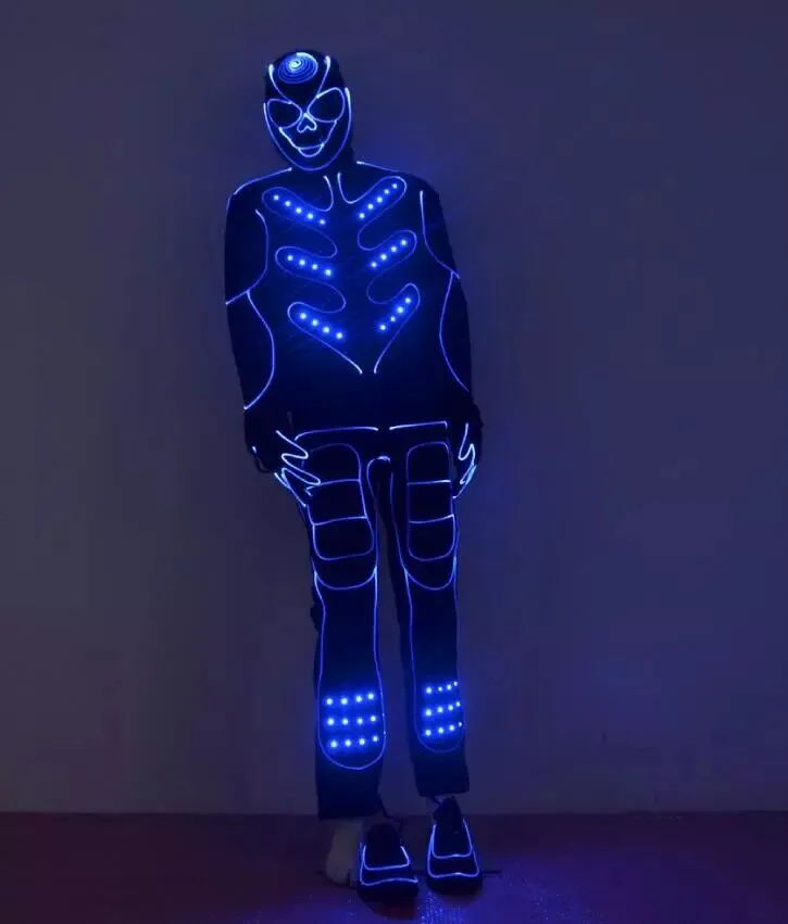 Économisez gros sur les achats en gros de Costumes De Danse Légère LED  Costume De Danse En Fibre/Costumes Lumineux LED À Changement De Couleur 