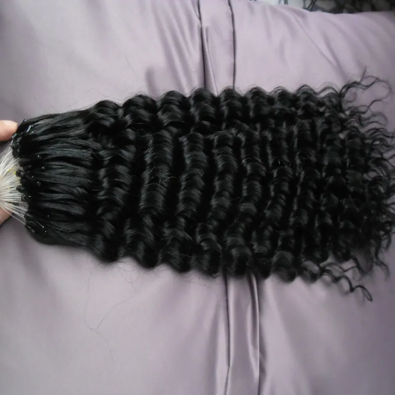 100G Pętla fali głębinowej Micro Ring Hair 100 Human Micro Bead Links Maszyna Make Remy Hair Extension5320351