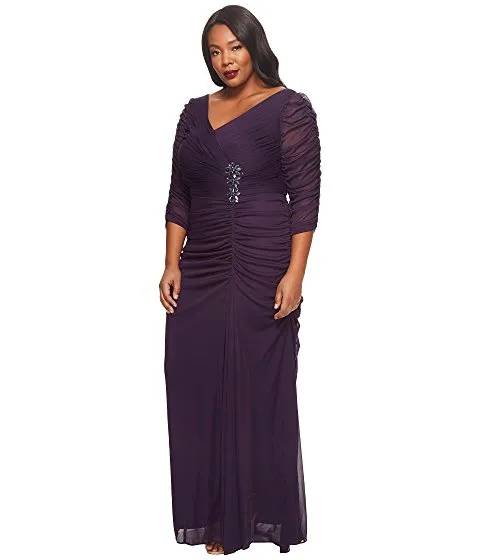 open lace back dress Plus-Size Mother of the Bride Dresses– sheerdreamz main image 1