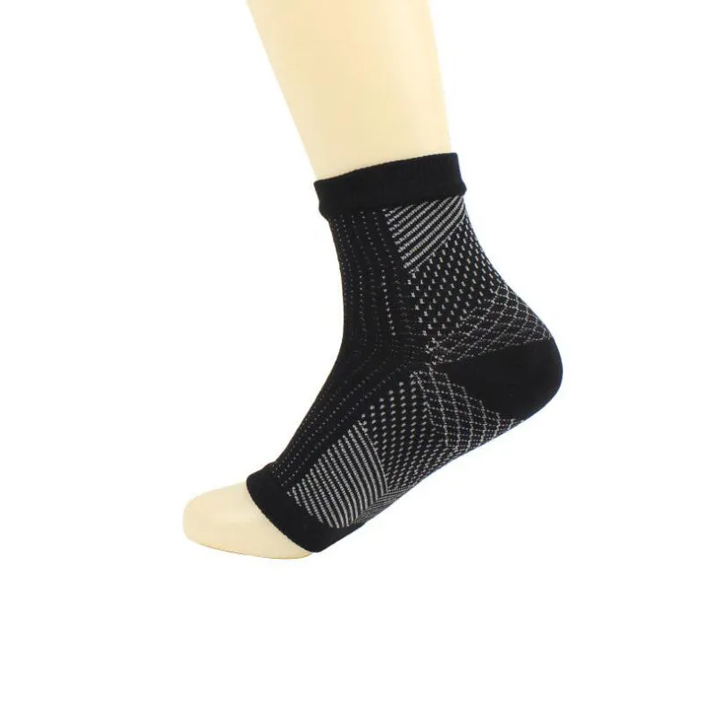 2018 Foot Angel Anti Fatigue Foot Compression Sleeve Chaussettes de sport Circulation Cheville Soulagement de l'enflure Cycle de course en plein air Chaussettes de basket-ball