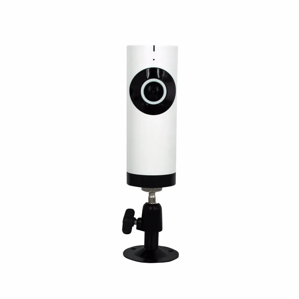720P 185 Grad Fish Eyes Lens App Fjärrkontroll Trådlös Fullständig synvinkel WiFi IP-kamera Motion Detection Support Micro SD-kortinspelning Netwo