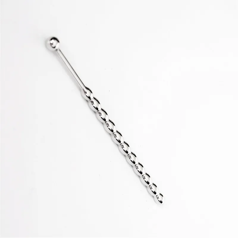 New Long Steel Penis Plugs Urethral Catheter Sounds Stretcher Beads Male Chastity Devices Sex Toys Products for Men