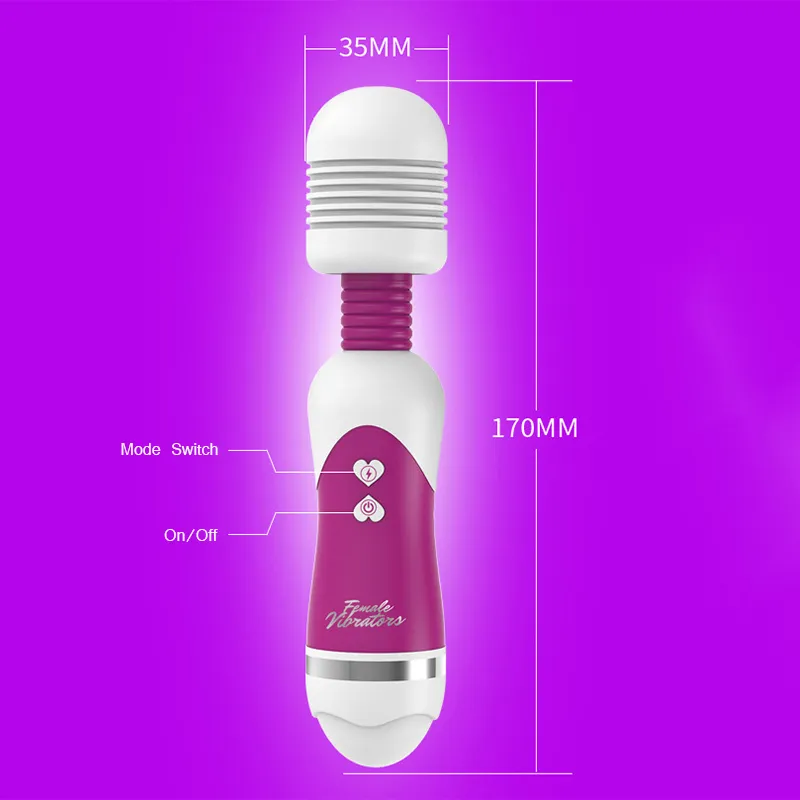 Wibrator Przenośny Multi-Speed ​​Mini Ciało Masaż Personal Wand Wibrator G Spot Masaż Sex Zabawki Dla Kobiet AV Stick