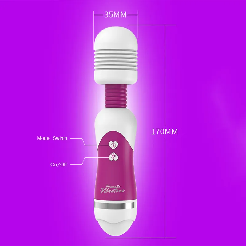 Vibrador Portátil Multi-Velocidade Mini Corpo Massagem Pessoal Varinha Vibrador G spot Massagem Brinquedos Sexuais para As Mulheres AV Vara