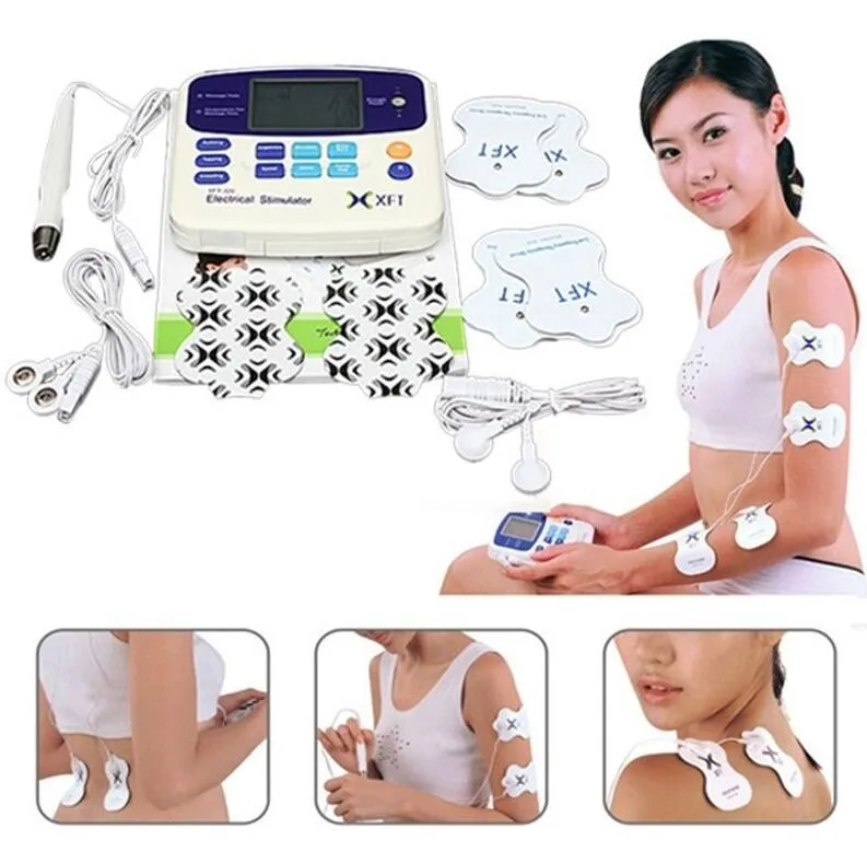 Massager terapêutico do músculo elétrico do LCD que aceluta o estimulador elétrico dos Massagers do corpo da pena da acupunctura