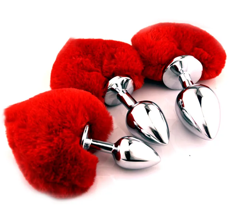 Hot Men & Women Butt Plug Metal Anal Toys Hairy... From 8,37 €