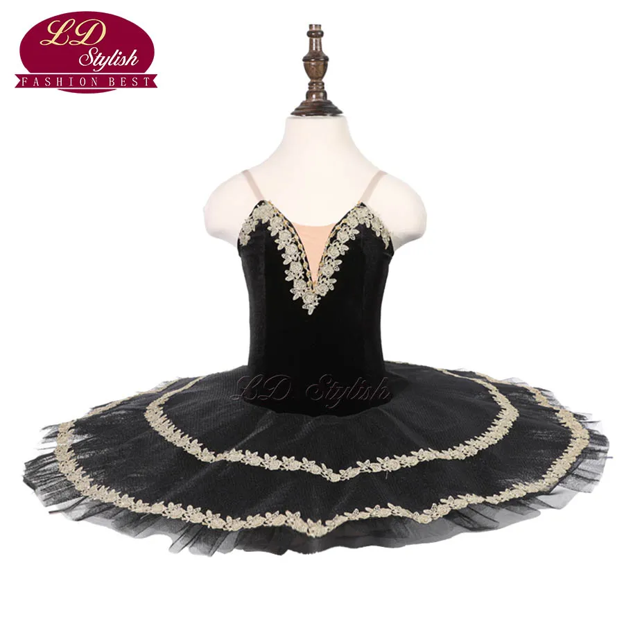 Bambini Balletto Danza Performance Stage Wear Tutu di balletto Esercizi Vestito Costumi Concorso per ragazze Danza di danza Gonna da ballo