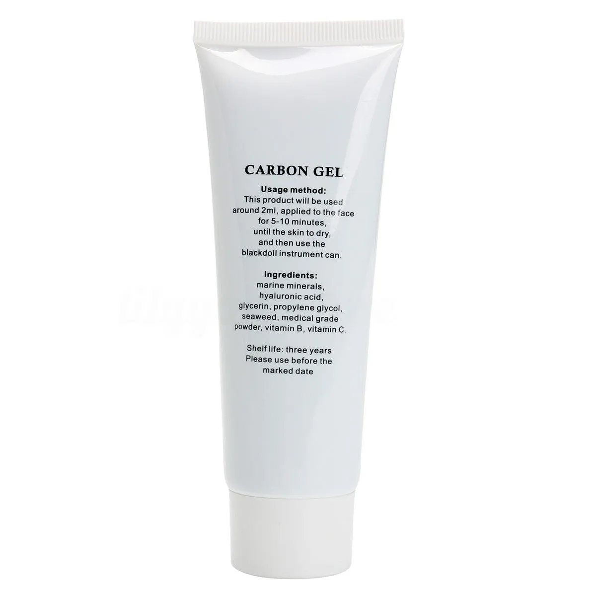 Laser Carbon Cream Black Doll Por Cleaner Głębokie Oczyszczanie Mud Twarzy Maska Zaskórnik Usuwanie Peeling Gel Skin Odmłodzenia 80ml