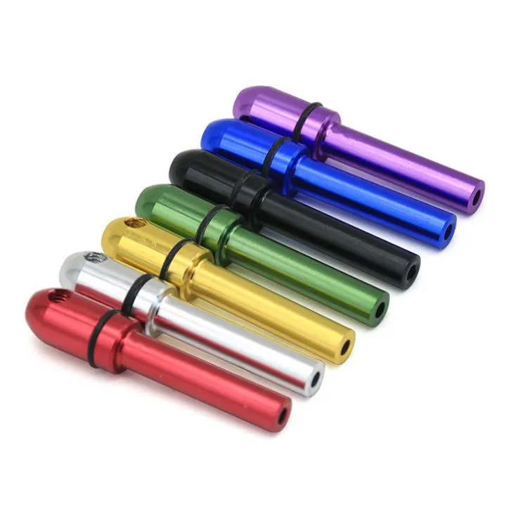 2018 nouveau allume-cigare multicolore portable petit métal sifflant amovible