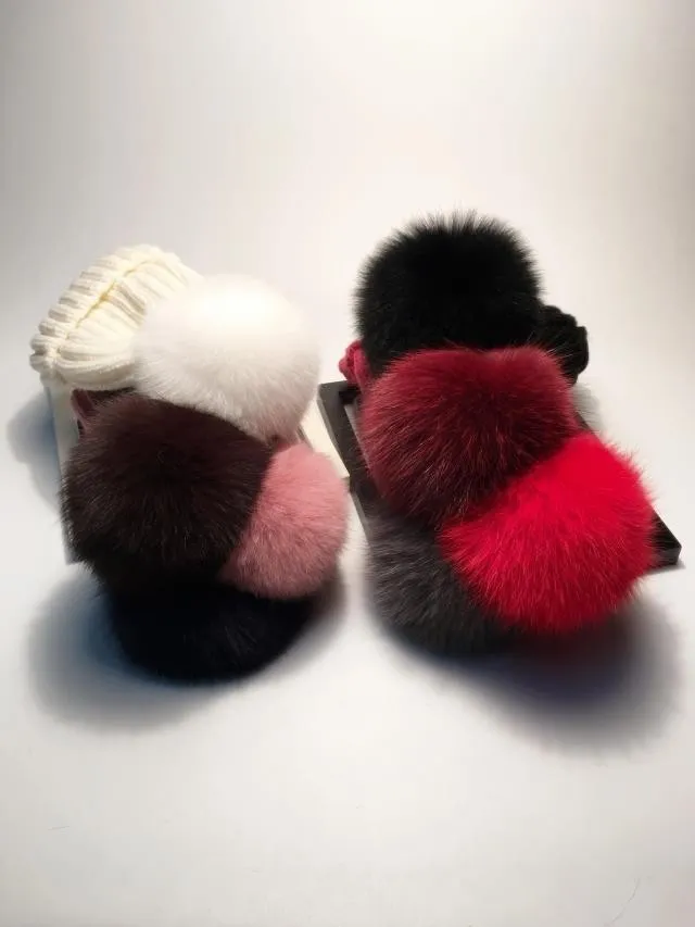 pompom hat fur hat winter hats for women knitted hat winter beanie hat women hat (26)