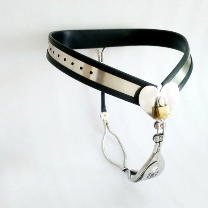 Design Female Chastity Belt With Defecation Hole Stainless Steel