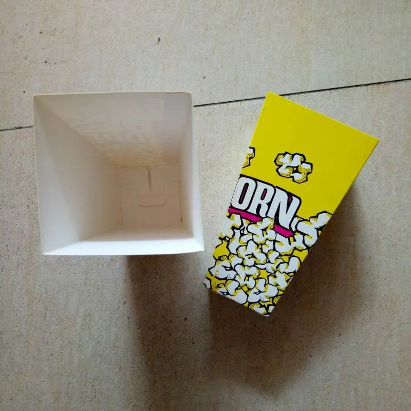 Nieuwe aankomst groothandel voedsel veilig mini-feestpapier popcorn dozen snoep gunst tassen bruiloft verjaardag film feestartikelen