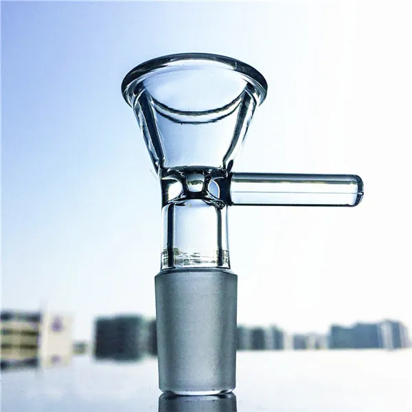 Wasserpfeifen Spezielle große Glasbong 9-Zoll-Wasserpfeife Big Recycler Dab Rig Kamm Perclator Bongs Inline Perc Bohrinseln 14 mm weibliche Gelenkwasserpfeifen mit Schüssel WP143