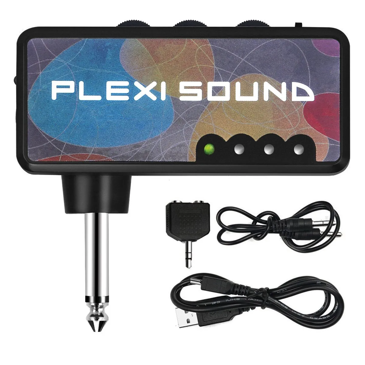 PLEXI SOUND Mini Electric Guitar Amplifier Portable Headphone Amp