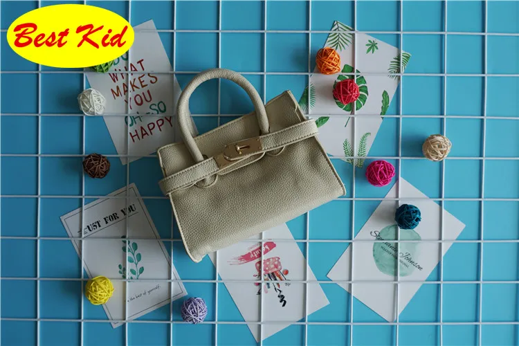 BestKid DHL Spedizione gratuita!Borse eleganti classiche di Hot Sales le bambine dello shopping piccoli tote adolescenti feste mini borsetta BK0088273205
