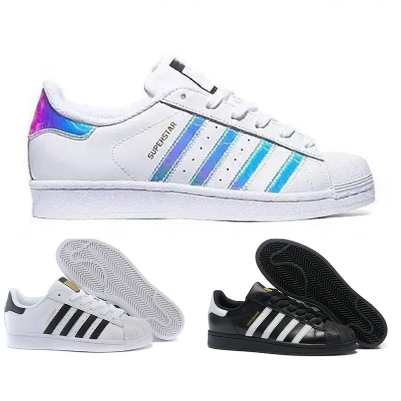 adidas superstars holographic junior