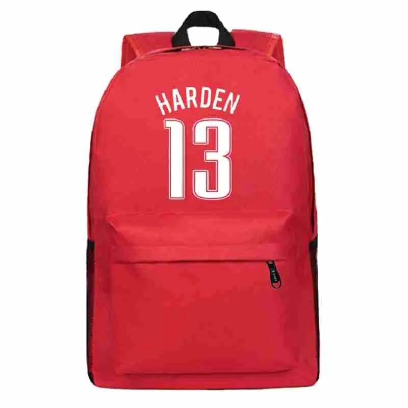 James Harden Leinwand Rucksack Teenager Basketball Rucksäcke Junge Mädchen Schultasche Für Studenten Männer Frauen Rucksack Mochila Escolar