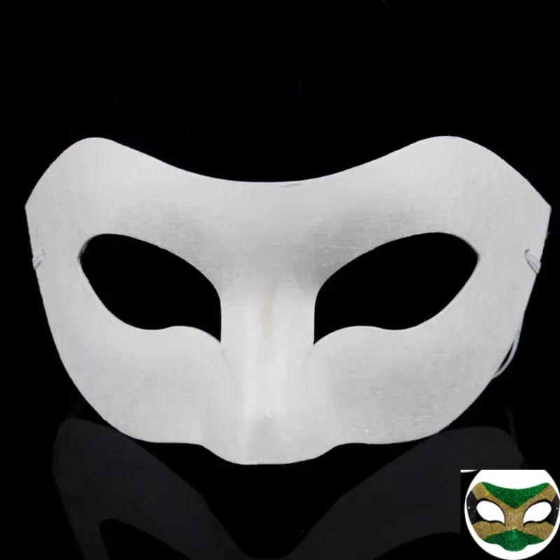 DIY Zorro Mask Board White Hand Drawing For Graduation, Cosplay