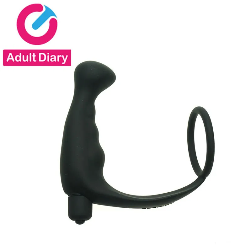 Mens Vibrating Silicone Butt Plug Tail Adult Diary... From Yizhan06, $7.29 