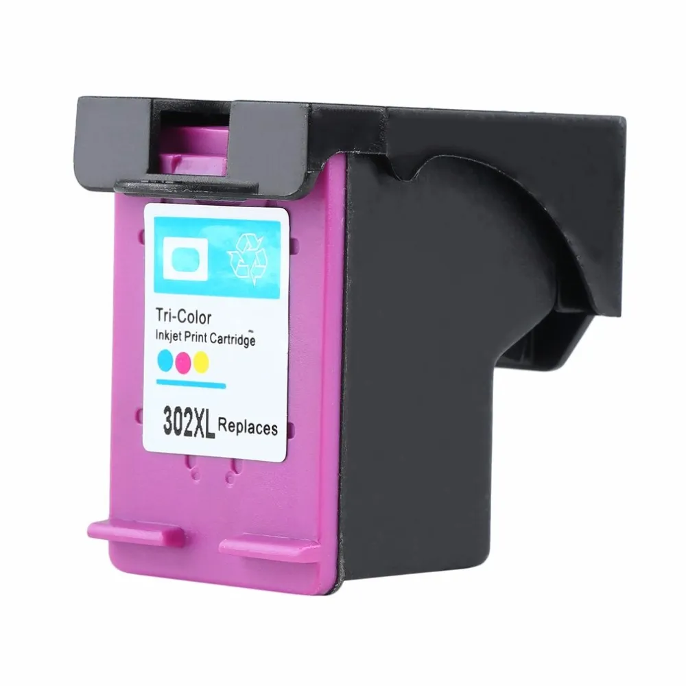 Freeshipping Sostituzione della cartuccia d'inchiostro a tre colori non OEM per HP 302 PER HP DESKJET 2130 1110 1115 2134 2135 3630 Envy 4520 4522 4523 4524