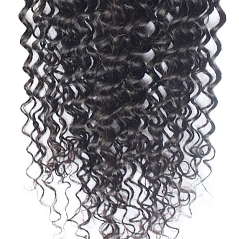 # 1 Jet svart brasilianskt rakt hår afro kinky klipp i tillägg 7st / set 100g kinky lockig klipp i mänskliga hårförlängningar