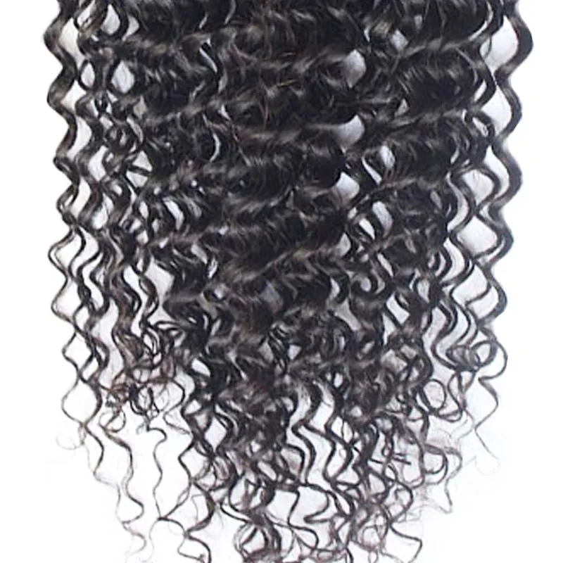 #1 Jet Black brazilian straight hair afro kinky clip in extensions 100g kinky curly clip in human hair extensions